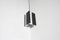 Black and White Metal Pendant Lamp by Jan Hoogervorst for Anvia, 1960s, Image 4