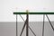 Mid-Century Metal and Glass Table from Airborne, France, 1950s 9