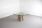 Sculptural Willy Ballez Dining Table in Marble and Glass, 1970s 2