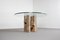 Sculptural Willy Ballez Dining Table in Marble and Glass, 1970s, Image 6