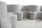 Divano modulare in tessuto grigio di Verner Panton, set di 4, Immagine 11