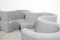 Clover Leaf Sectional Sofa in Grey Fabric by Verner Panton, Set of 4, Image 9