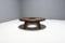 Round French Artisanal Coffee Table in Solid Oak, 1960s 5
