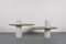 Italian Acrylic Glass and Marble Tables, 1970s, Set of 2, Image 3