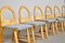 Sedie da pranzo moderniste in compensato piegato, Italia, set di 6, Immagine 5