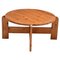 French Pine Wood Coffee Table, 1970s, Image 1