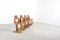 French Teak Wood and Acrylic Glass Chairs, 1960s, Set of 4, Image 2