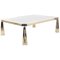 Brass and Glass Coffee Table by Peter Ghyczy 1
