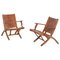 Leather Chairs by Angel Pazmino for Muebles de Estilo, Set of 2, Image 1