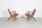 Leather Chairs by Angel Pazmino for Muebles de Estilo, Set of 2 3