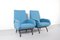 Mid-Century Italian Lounge Chairs in the Style of Marco Zanuso, Set of 2, Image 2