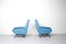 Mid-Century Italian Lounge Chairs in the Style of Marco Zanuso, Set of 2 4
