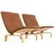 PK27 Easy Chairs by Poul Kjaerholm for E. Kold Christensen, Denmark, 1971, Set of 2, Image 1