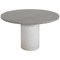 Brutalist Round Dining or Center Table in Bluestone, Belgium, 1970s 1