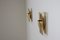 Gold Colored Balance Sconces by Bertrand Balas for Raak Amsterdam, 1972, Set of 2 2