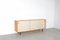 Mid-Century Maple and Cane Sideboard with Sliding Doors, Italy, 1960s 2