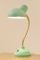 Minzgrüne Tischlampe aus Metall & Messing, 1950er 3