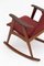 Dutch Rocking Chair by Louis Van Teeffelen for Wébé, 1950s, Image 6