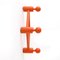 Orange Painted Wooden Coat Hangers, 1960s, Set of 2 11