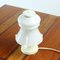 White Opaline Glass Table Light from Opp Jihlava, Czechoslovakia, 1960s 8