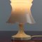 Lampada da tavolo in vetro opalino bianco di Opp Jihlava, Cecoslovacchia, anni '60, Immagine 4