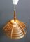 Wood Pendant Lamp by Hans-Agne Jakobsson for Ellysett MCM, 1960s 8