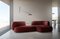 Boucle Terracotta Hug Modular Fabric Sofa by Ferrianisbolgi, Set of 2 3