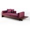 Bordeaux Fabric & Smoked Oak Chaplin Sofa from Collector 2