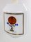 French Glass Ceiling Pendant Depicting Three Hot Air Balloons, Mid-20th Century 3
