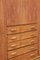 Danish Teak Highboard with Bar Cabinet and Drawers 7