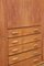 Danish Teak Highboard with Bar Cabinet and Drawers, Image 7