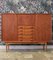 Danish Teak Highboard with Bar Cabinet and Drawers, Image 1