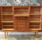 Credenza alta in teak con mobile bar e cassetti, Immagine 13