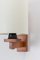 Scandinavian Wooden Wall Lamp with Ivory Shade 4