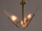 Lámpara colgante italiana, años 50, Imagen 7
