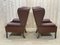 Chesterfield Armchairs in Brown Leather, 1970s, Set of 2 6