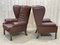 Chesterfield Sessel aus Braunem Leder, 1970er, 2er Set 2