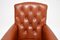 Victorian Style Deep Buttoned Leather Armchair, 1980s 5