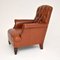Victorian Style Deep Buttoned Leather Armchair, 1980s 3