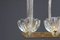 Lampada a sospensione in vetro di Murano e ottone di Barovier, anni '50, Immagine 7