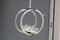 Lámpara colgante de cristal de Murano y latón de Barovier, años 50, Imagen 10