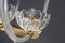 Lámpara colgante de cristal de Murano y latón de Barovier, años 50, Imagen 18