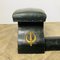 Late Victorian Extendable Fire Fender with Coal Box & Upholstered Club Seats 9
