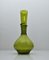 Grüne Karaffe oder Vase mit Glasdraht von Jacob E. Bang für Holmegaard, Dänemark, 2er Set 9