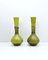 Green Decanter or Vase with Attached Glass Wire by Jacob E. Bang for Holmegaard, Denmark, Set of 2, Image 2