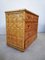 Chest of Drawers in Bamboo with Brass Handles, Italy, 1970s, Image 3