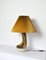 Organic Shaped Table Lamp in Warm Brown Colors by Axella Stentøj, Denmark, 1970s, Image 2