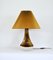 Organic Shaped Table Lamp in Warm Brown Colors by Axella Stentøj, Denmark, 1970s, Image 4