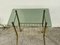 Side Table in Glass and Metal 5