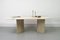 Coffee Table in Travertine, 1980s 2